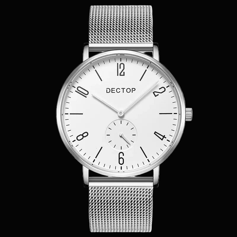 Slim Stainless-Steel Watch