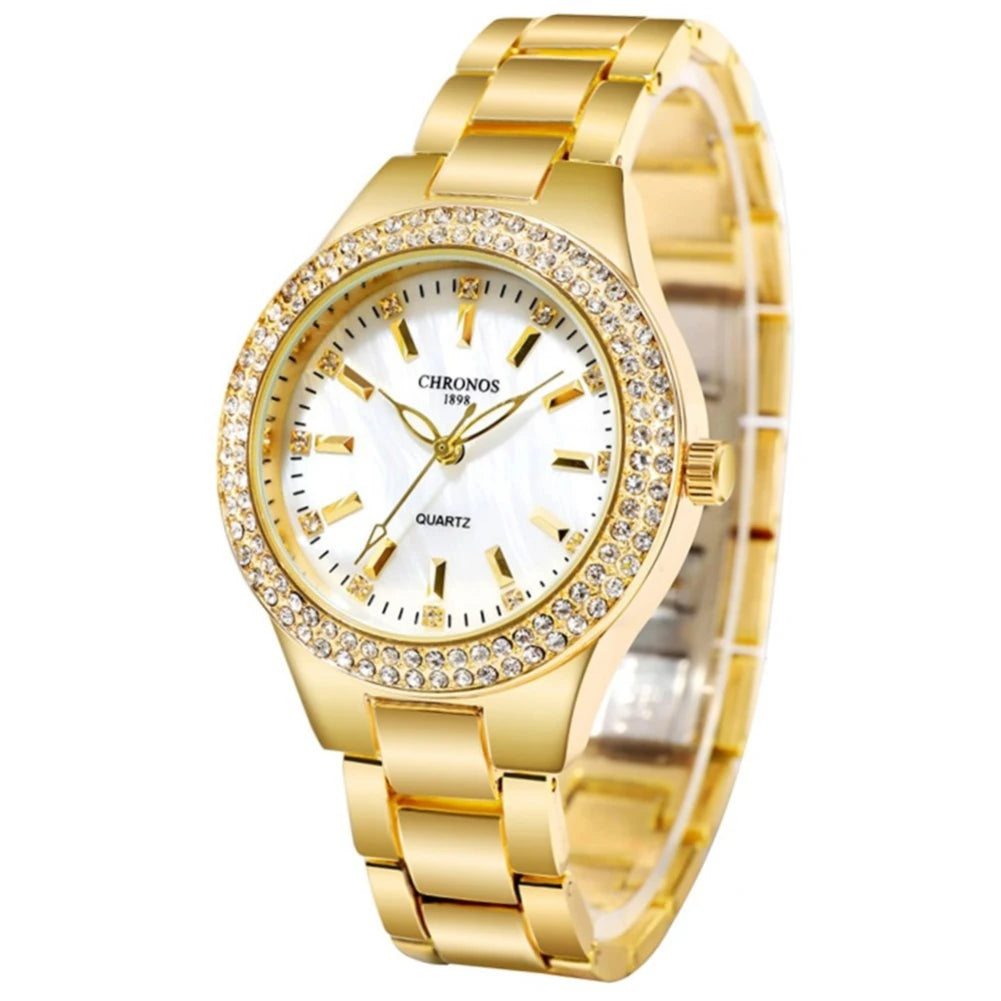 Chronos Women's Rhinestone Watch