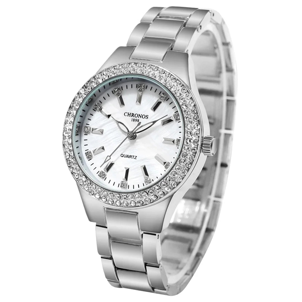 Chronos Women's Rhinestone Watch